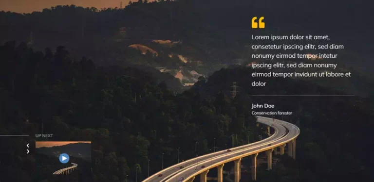 Creative Owl Carousel Slider with a Video Popup