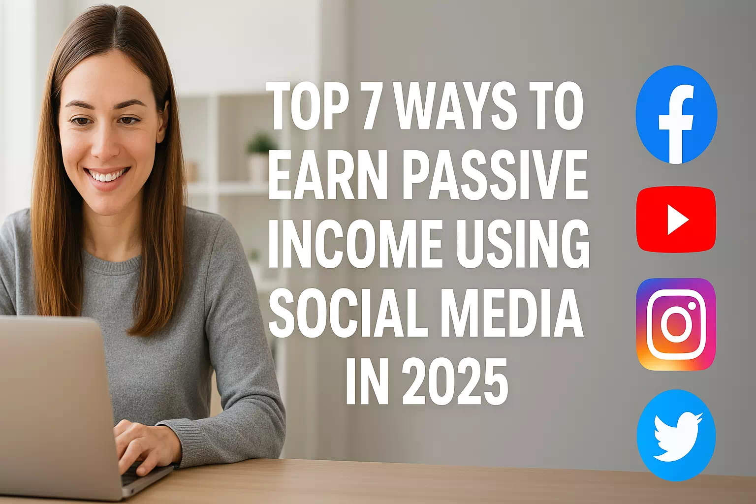 Top 7 Ways to Earn Passive Income Using Social Media in 2025
