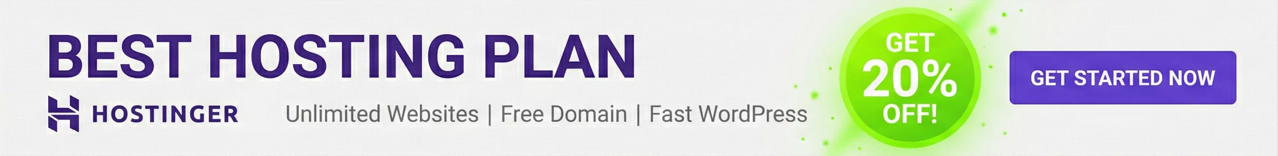 Hostinger Discount Coupons 20%