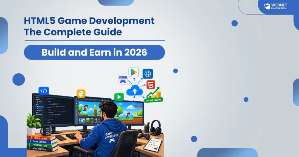 Most of my career has been spent building websites, but game development is right next door. A lot of web devs just don't realize how much the skills overlap until they actually build one. If you already know HTML, CSS, and JavaScript, building a real, playable browser game isn't as complicated as you might imagine. In fact, you're a lot closer to making one than you probably think. The gap isn't the code — it's knowing the actual pipeline: which engine to pick, how a game is structured differently from a website, and where the money genuinely comes from once it's live. The HTML5 games market has grown into a genuinely large space — one industry estimate puts it at over $6 billion in 2026, expanding toward $10 billion within the next decade. That growth is a big part of why this is worth learning properly rather than treating it as a side experiment.